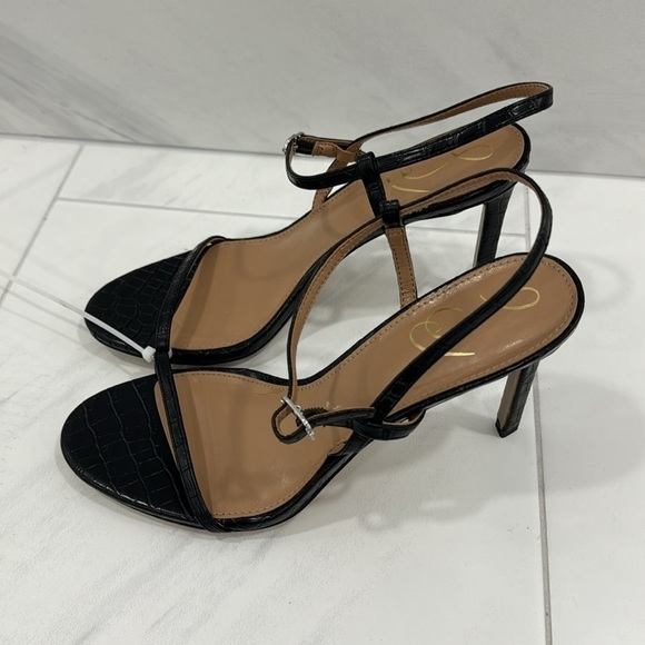 Sam Edelman Black Strappy Heels - Picture 7 of 16